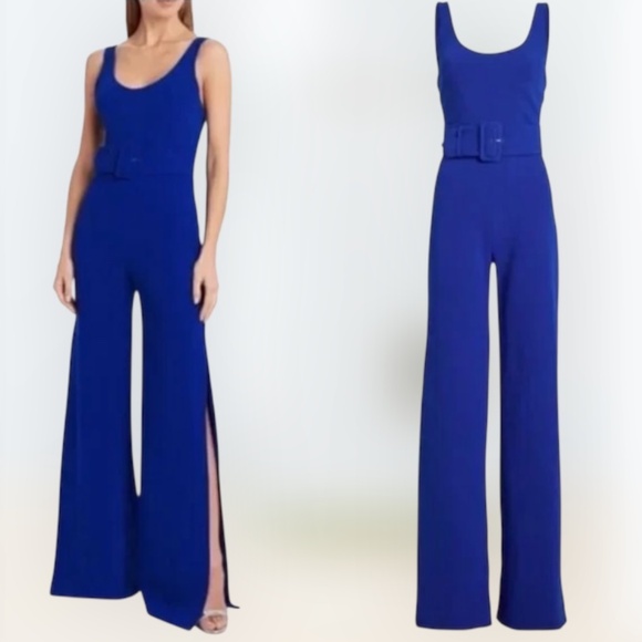 Jonathan Simkhai Belted Wide Leg Jumpsuit - Picture 15 of 16